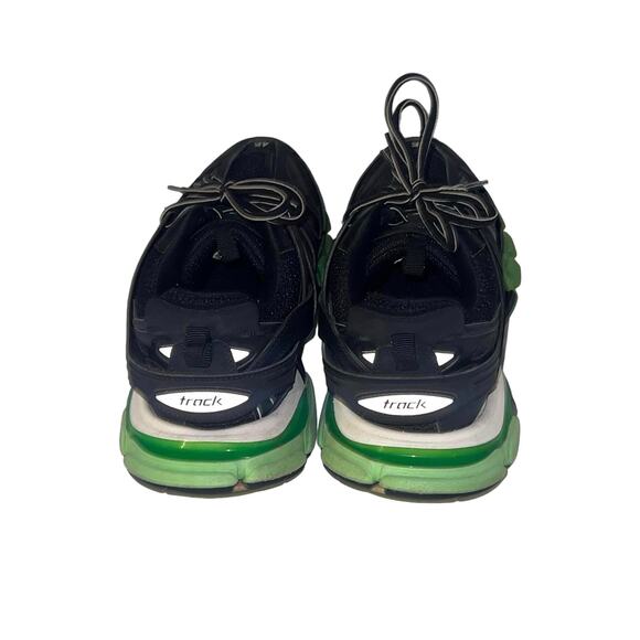 Balenciaga Track Trainer Black & Green Men’s Sneakers Size 12 - Picture 6 of 9